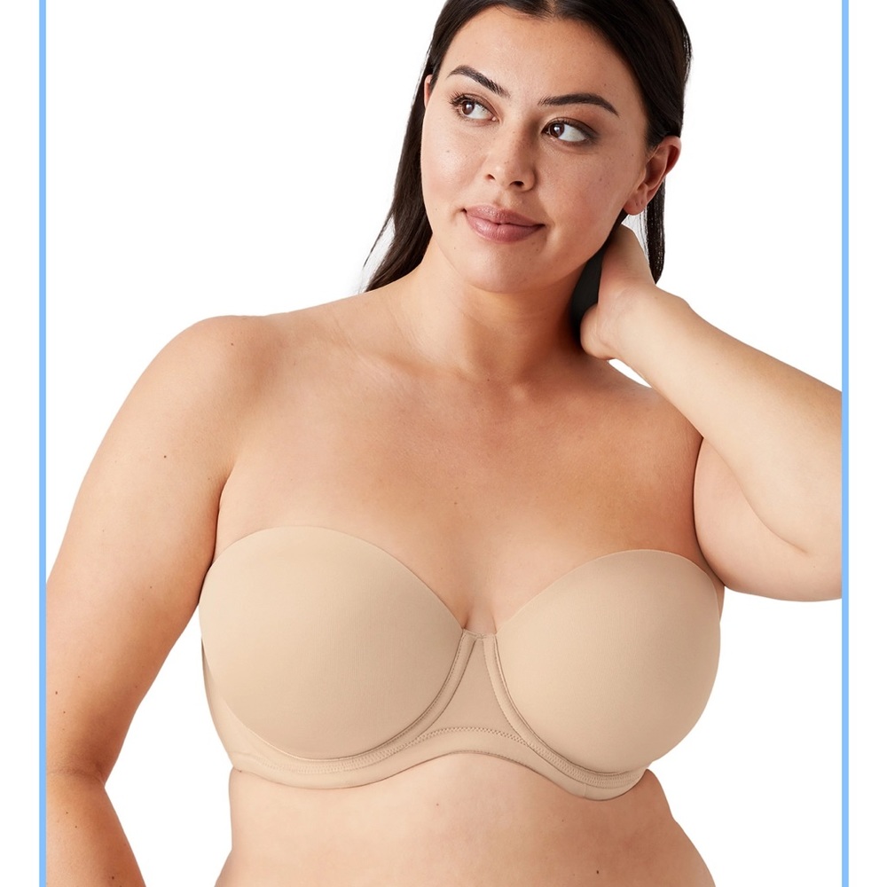 Nude strapless bra